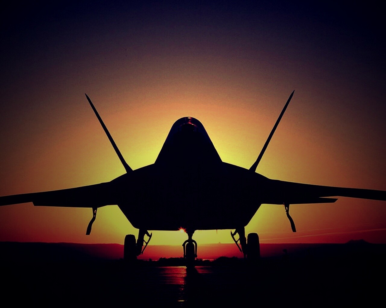 Истребитель F22 обои