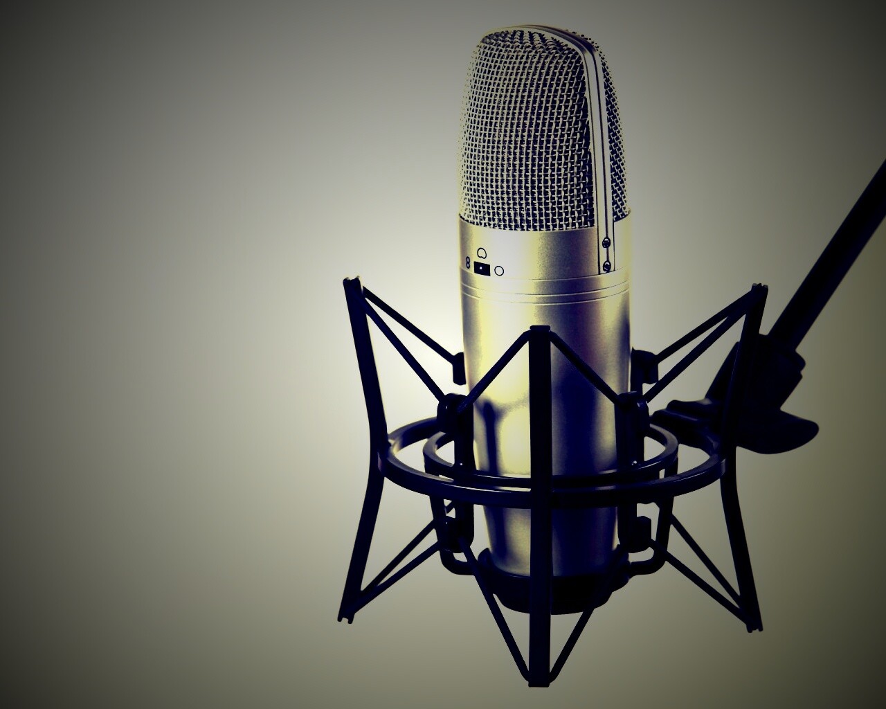 Студийный микрофон обои