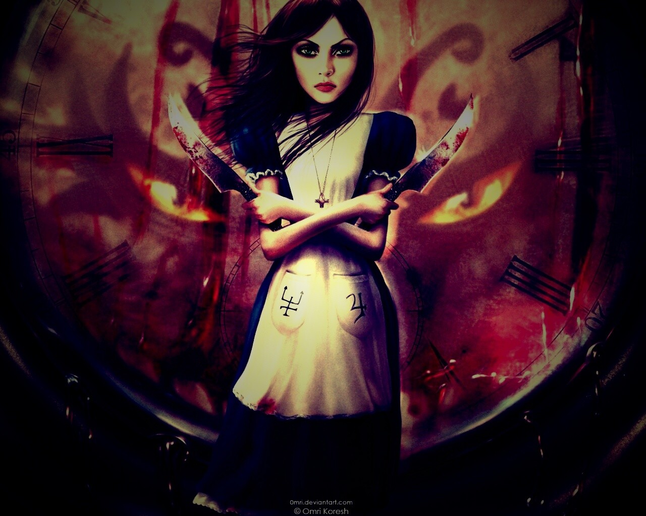 Алиса гроза страны чудес обои