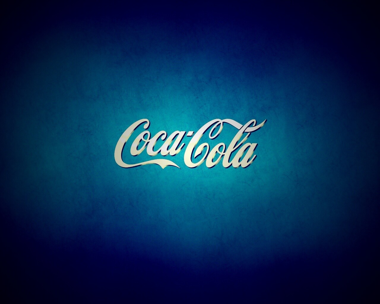 Синий логотип Coca-Cola обои