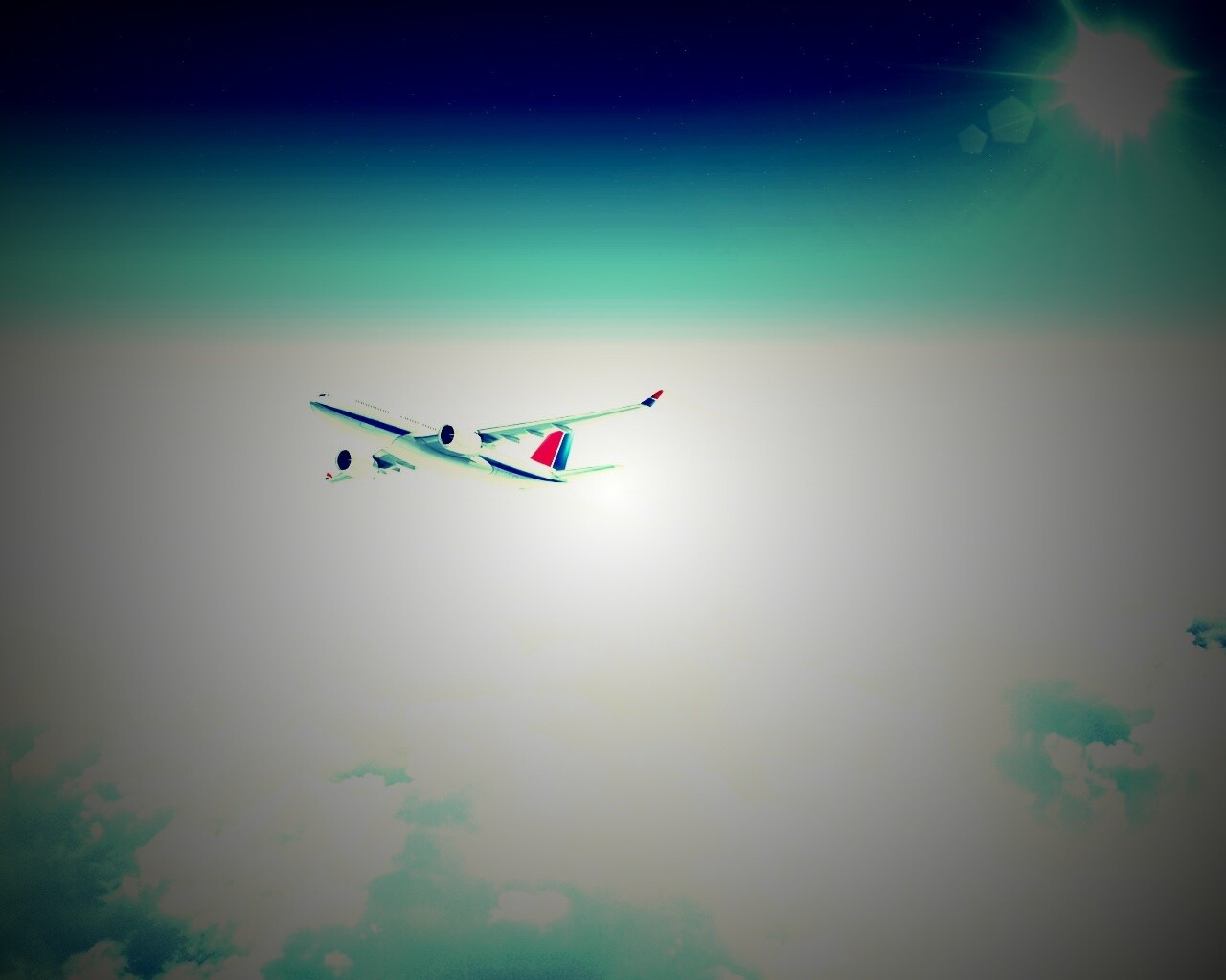 Пассажирский лайнер обои