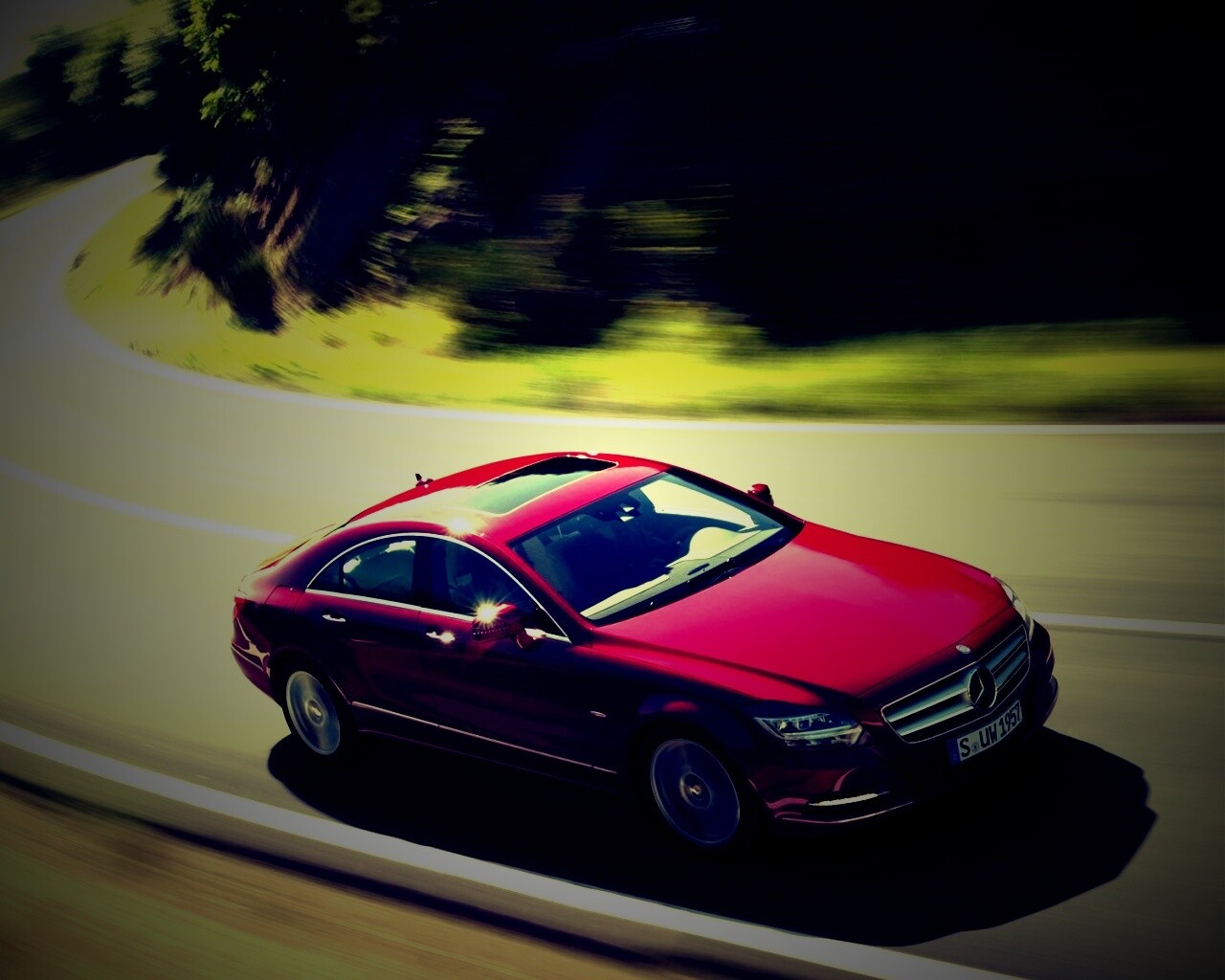 Mercedes CLS 550 обои