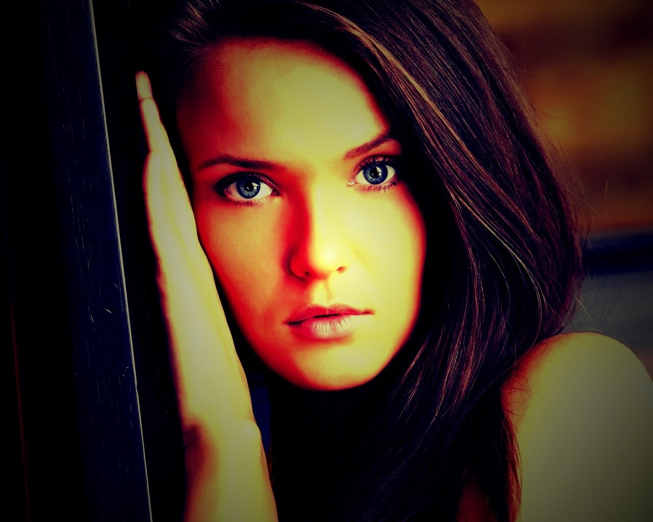 Выразительное лицо обои