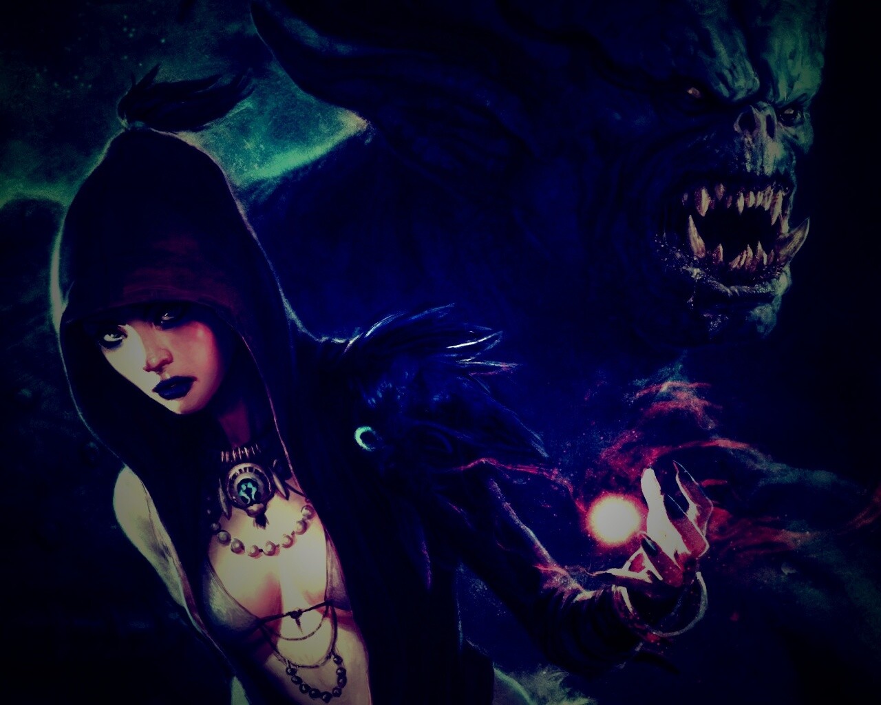 Морриган и порождение тьмы обои