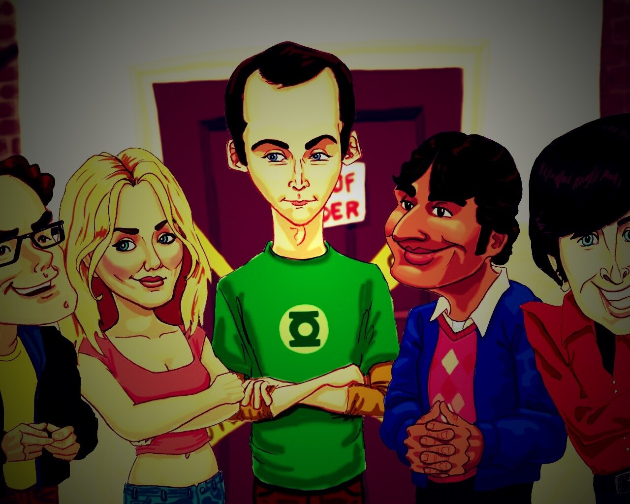 Теория большого взрыва (рисунок) обои