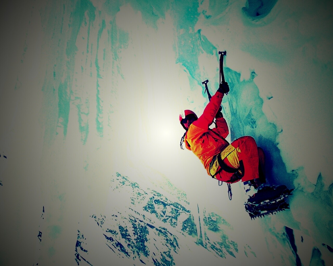 Альпинист обои