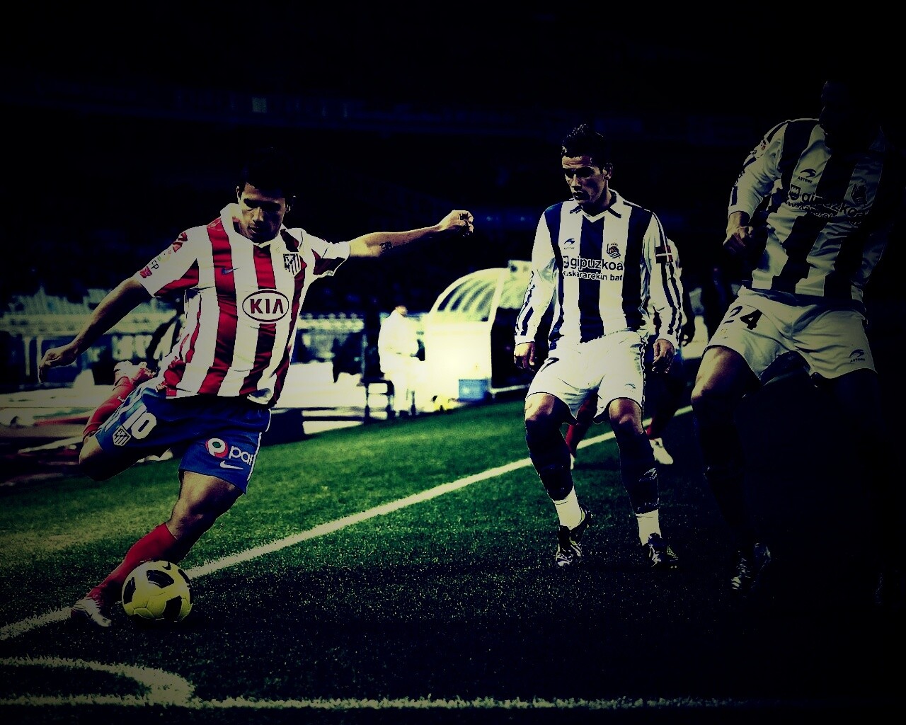 Футбольный матч обои