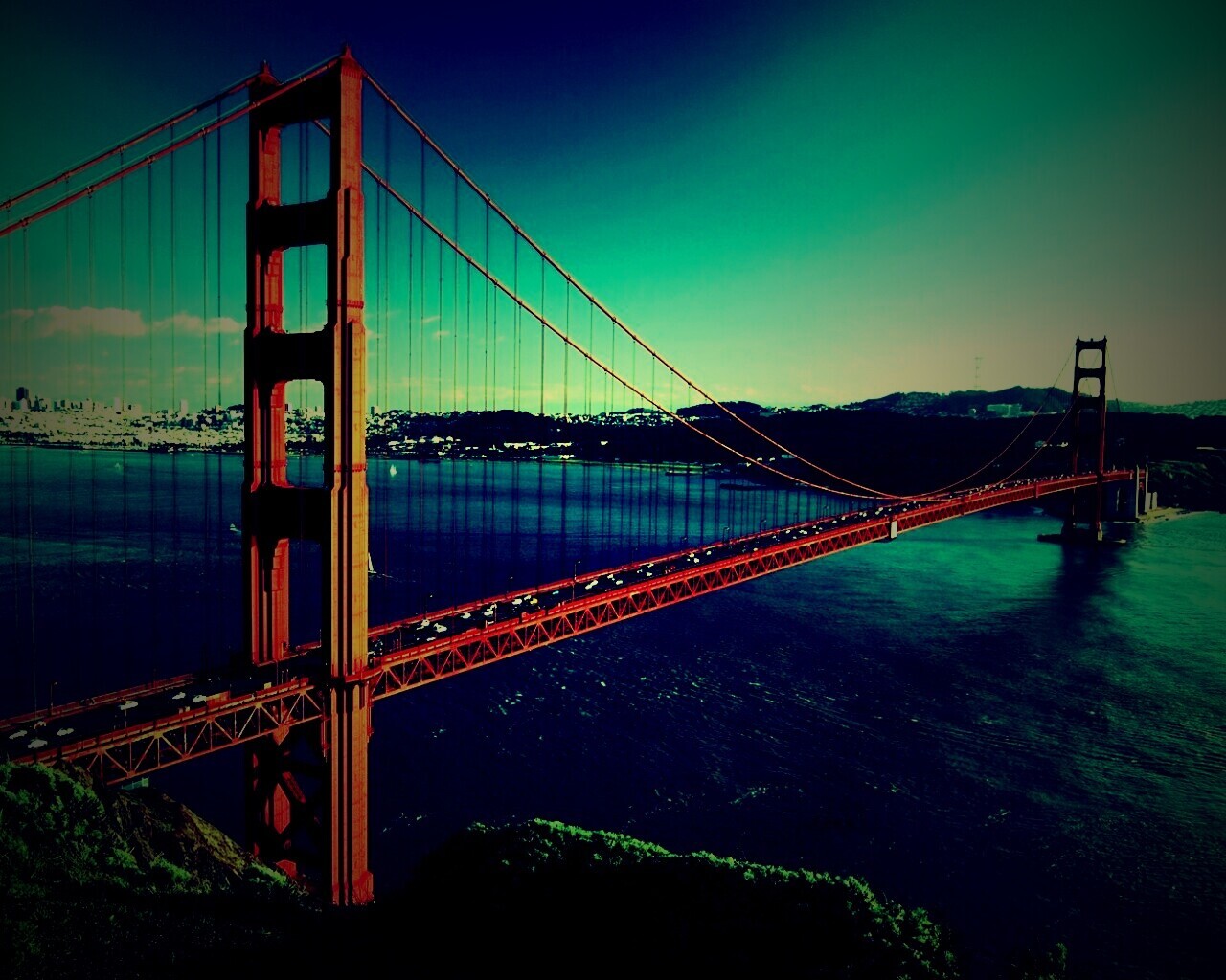 Мост Золотые Ворота обои