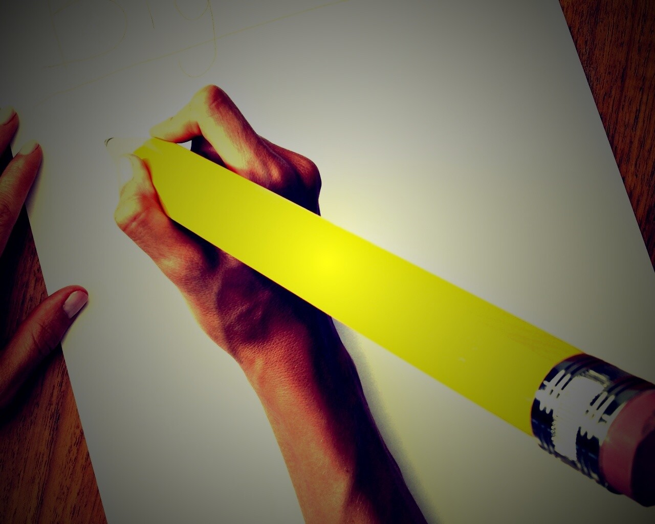 Бльшой карандаш, большие мысли обои