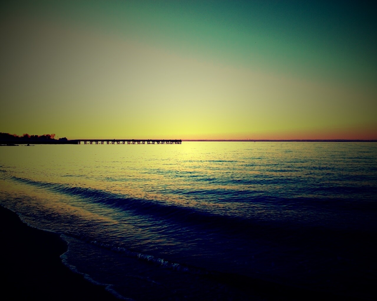 Причал обои