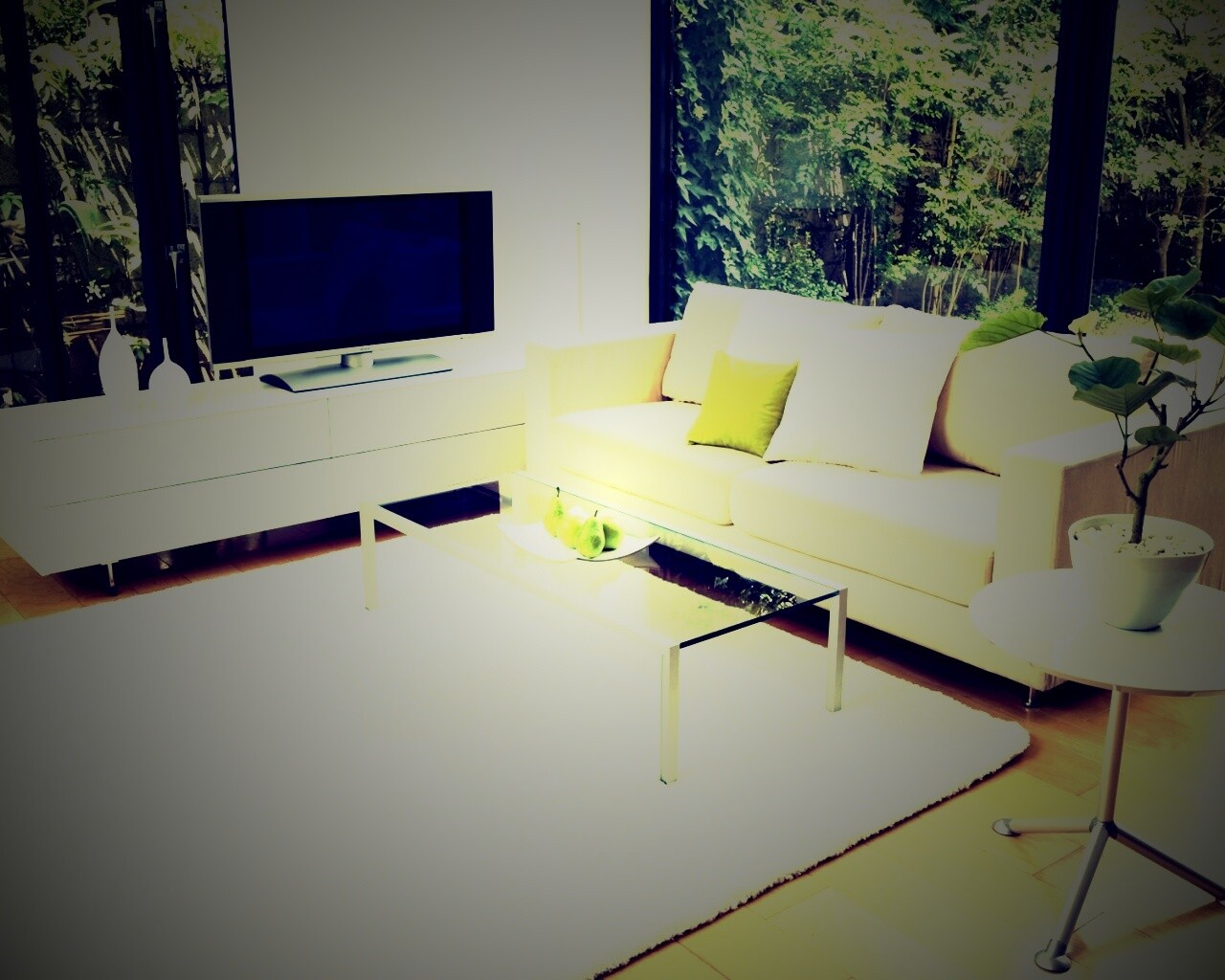 Яблоки на столе обои