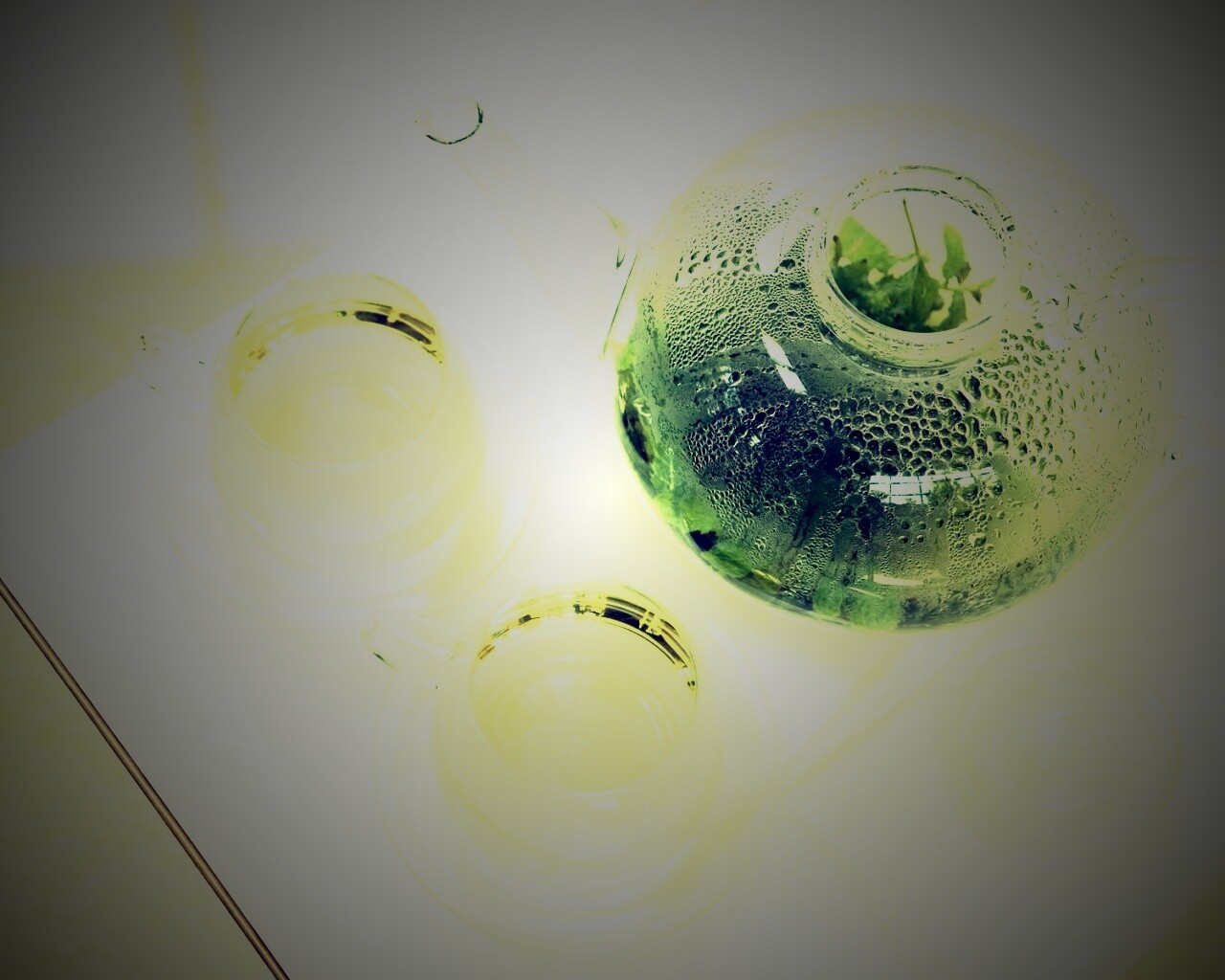 Зеленый чай обои