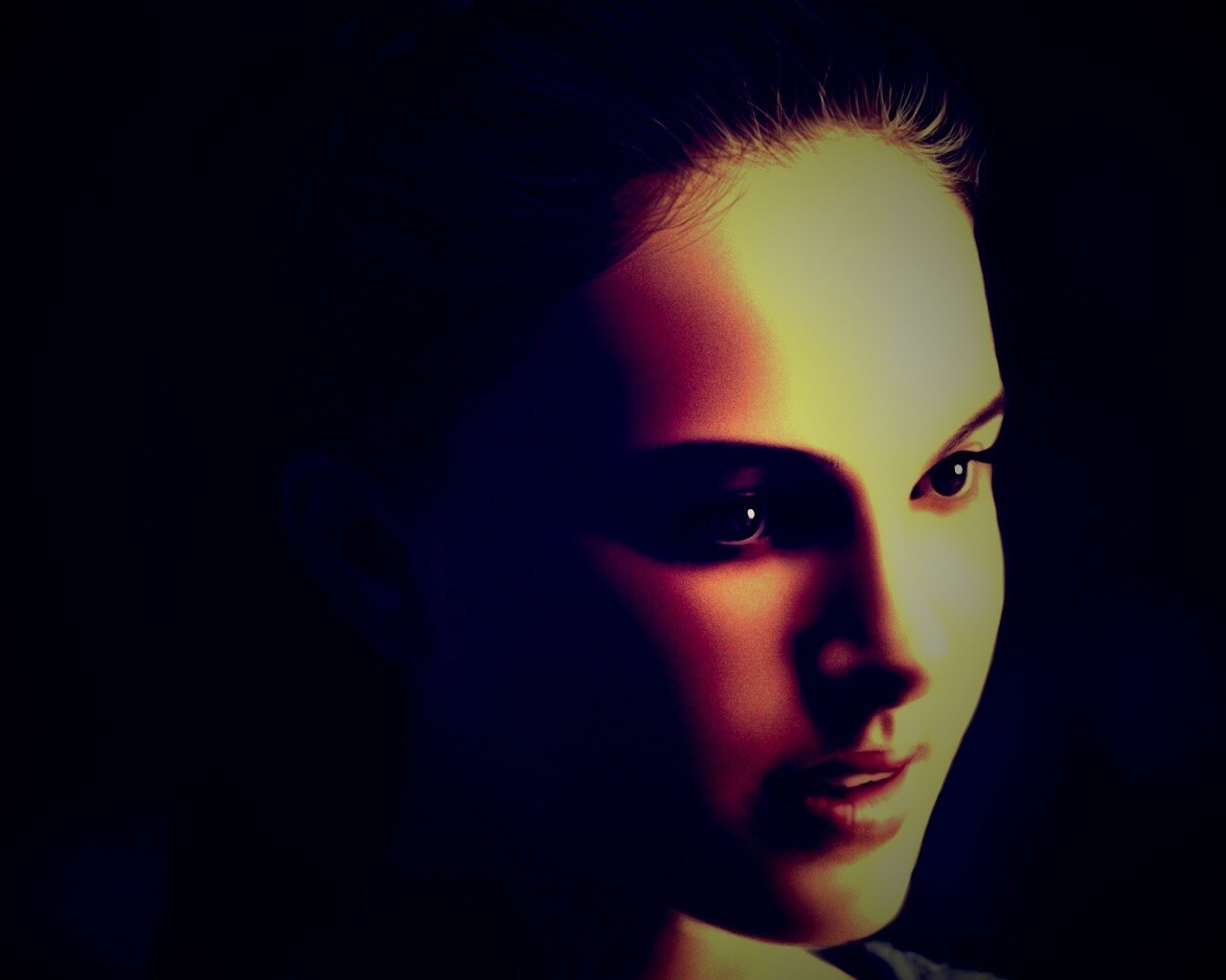 Лицо девушки обои