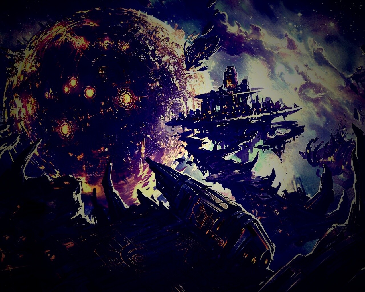 Фантастический пейзаж обои