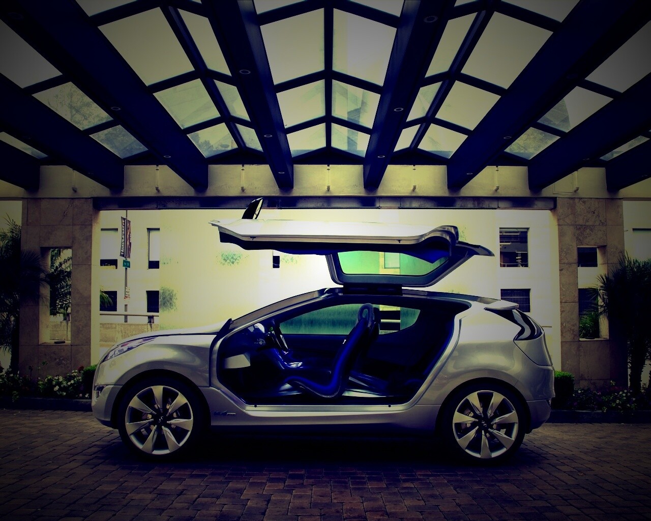 Автомобиль самолёт обои