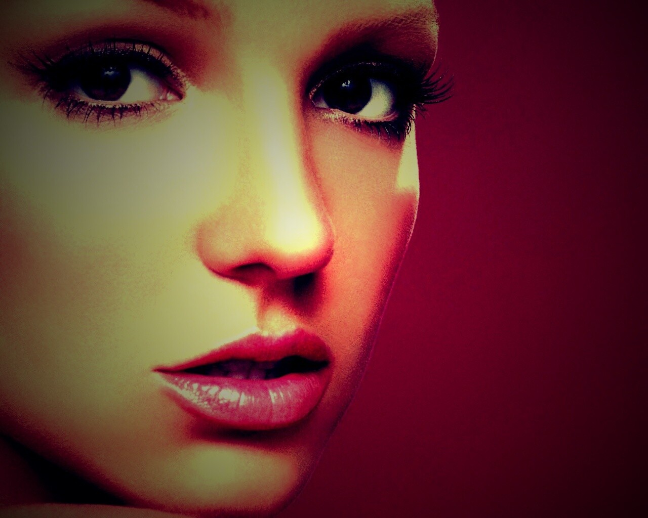 Лицо Бритни обои