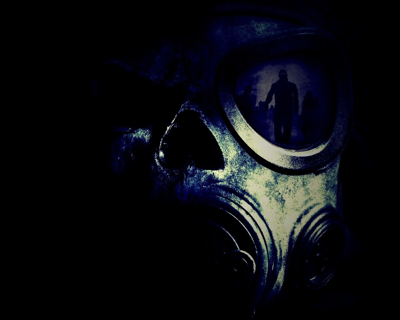 Зловещая маска обои