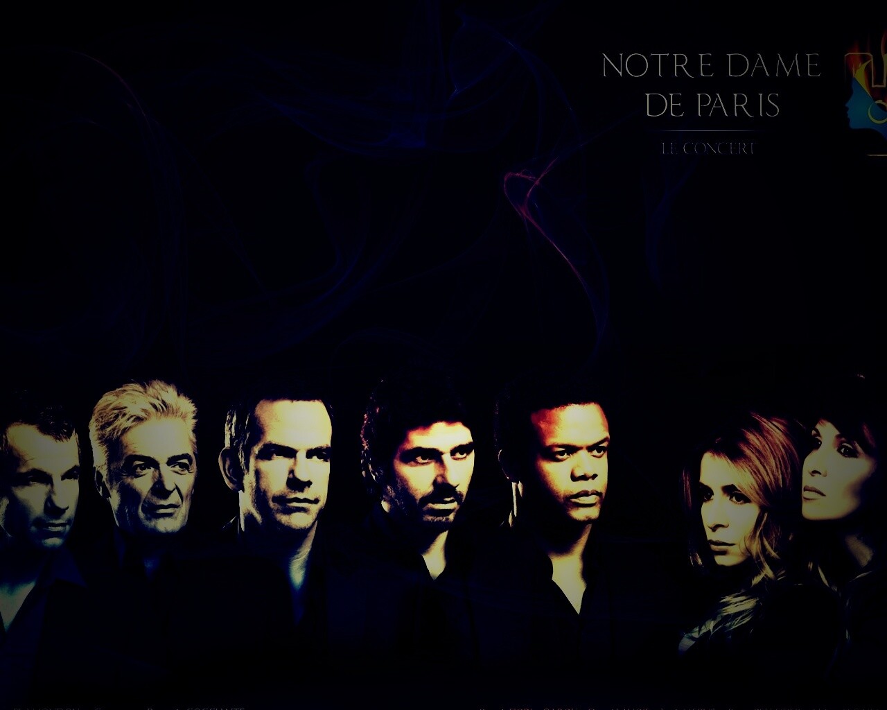 Актрёры мюзикла Нотр Дам де Пари обои