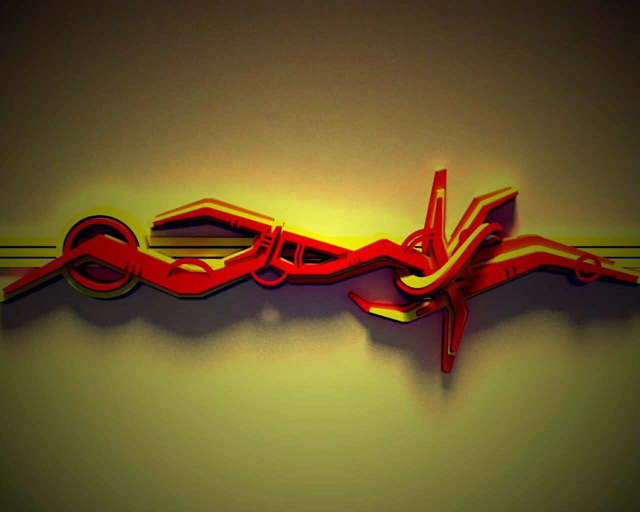 3D Граффити обои