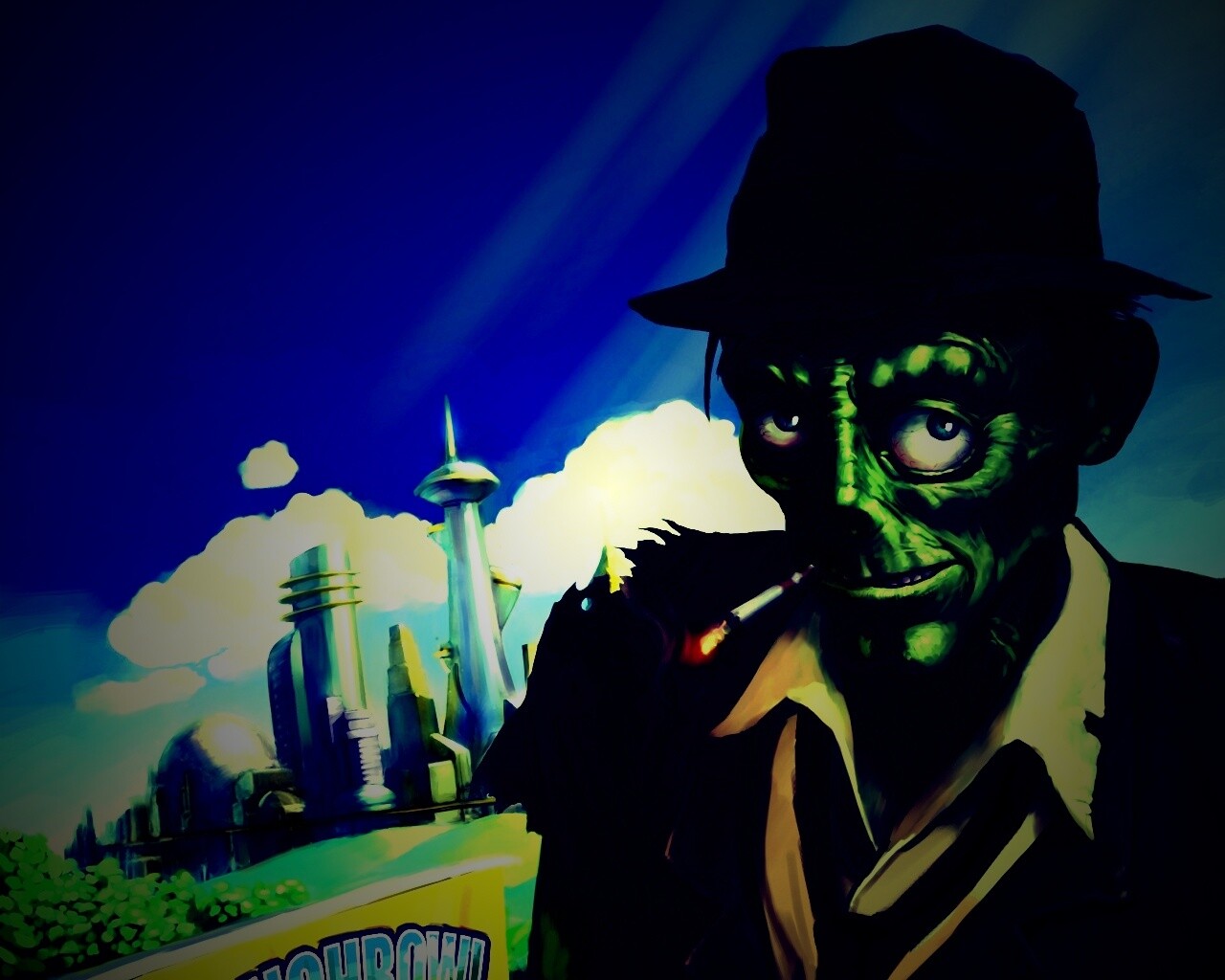 Stubbs the zombie обои