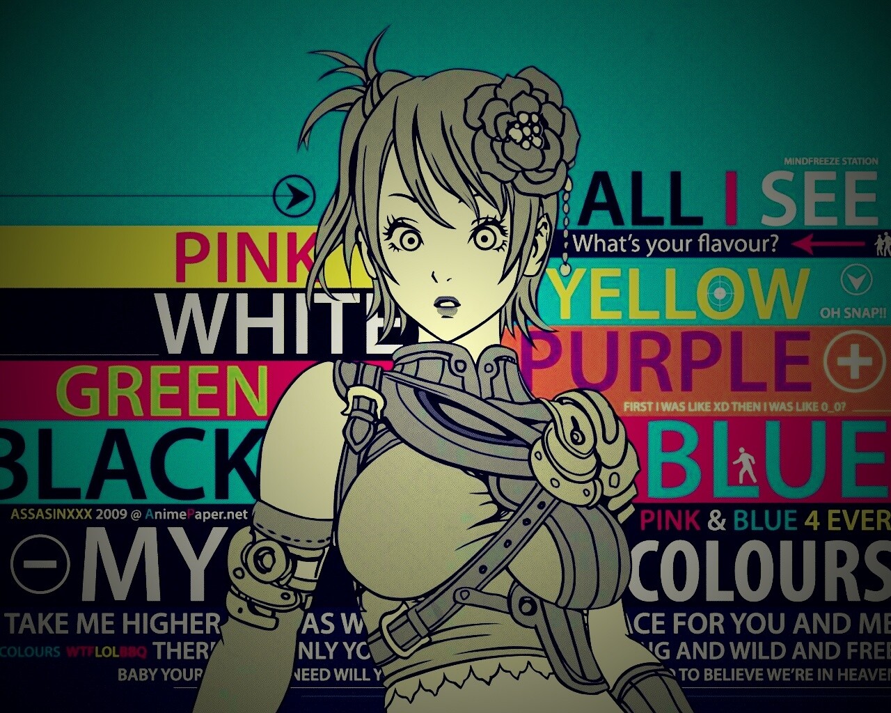 Раскрась её обои