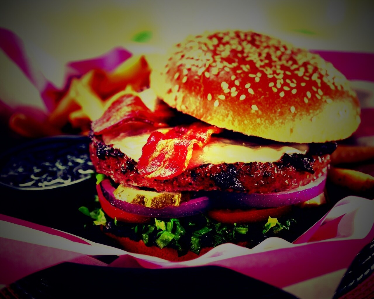 Вкусный сэндвич обои