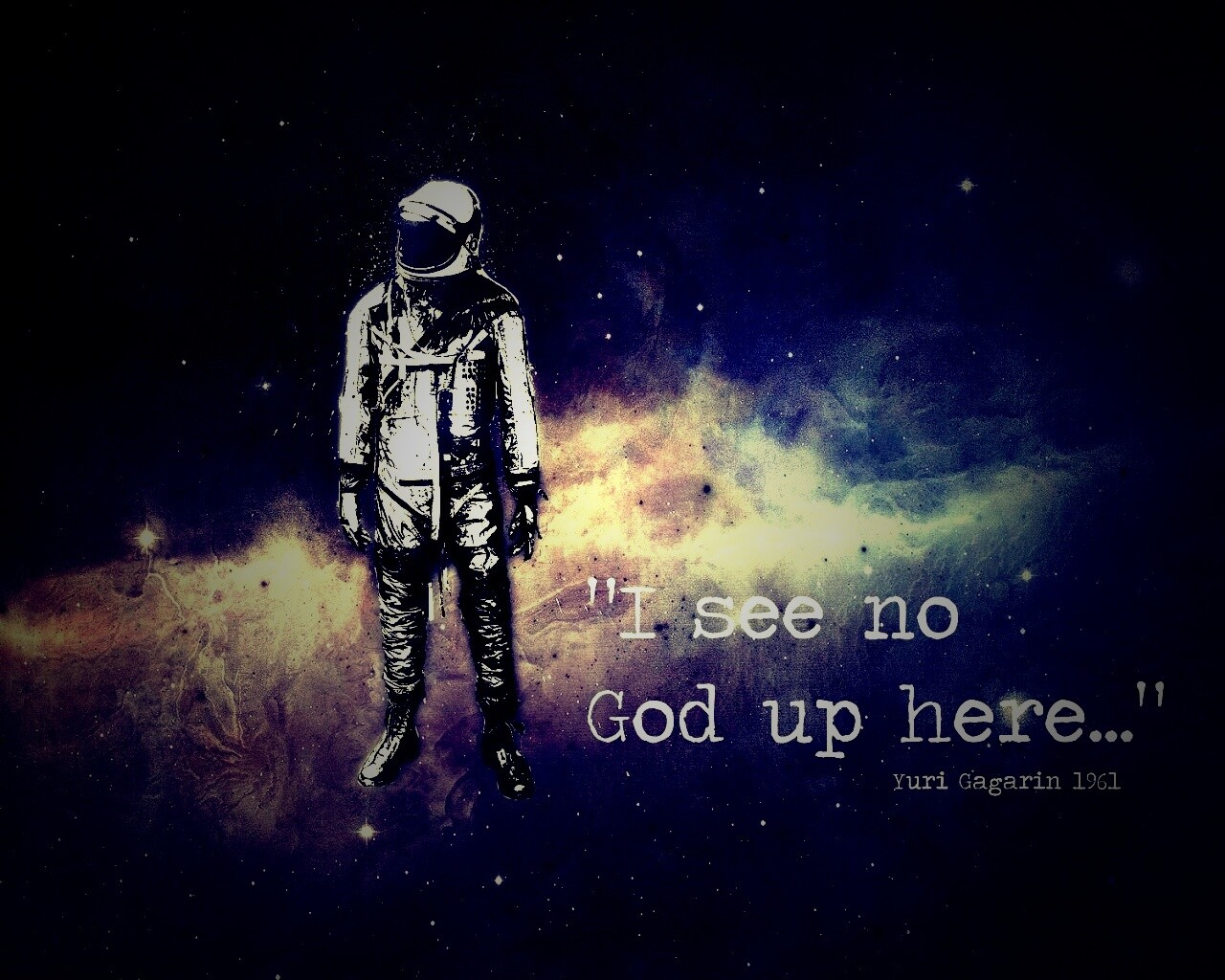 Я не видел там бога обои