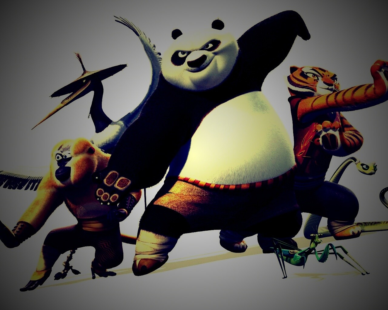 Герои Кунг-фу панда обои