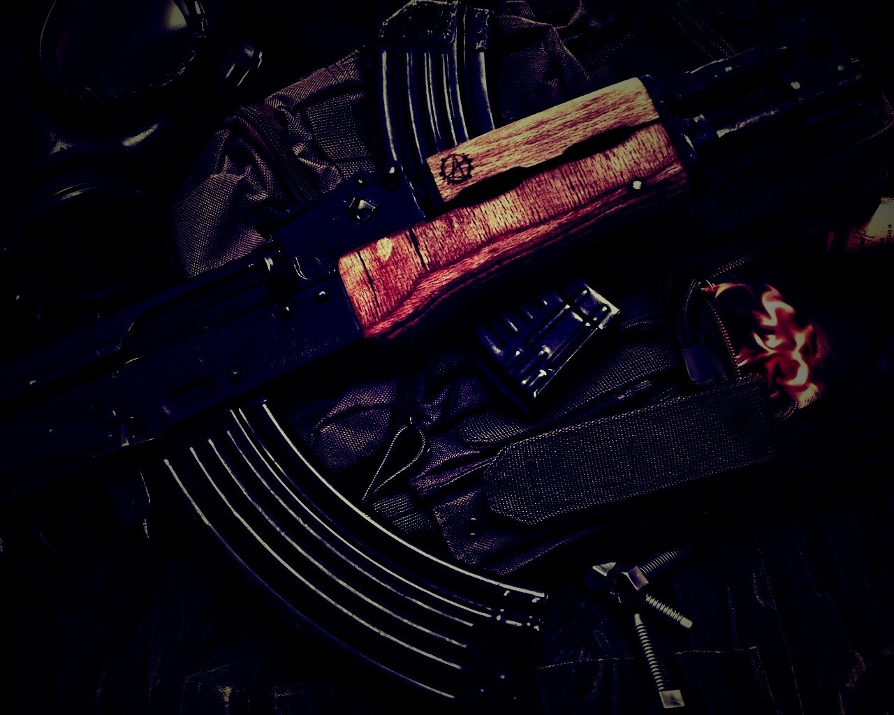 Автомат АК-47 обои