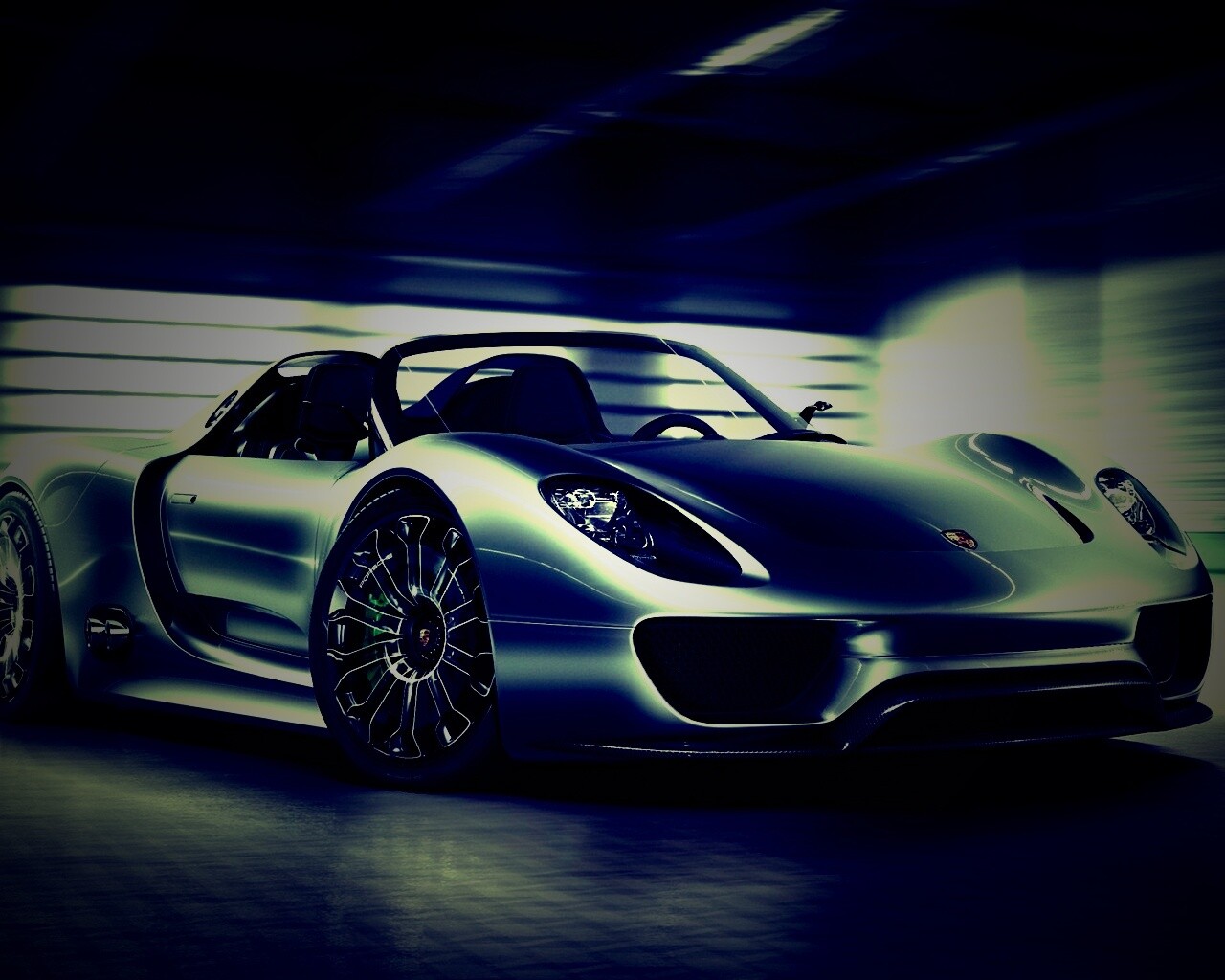 Porache 918 Spider обои