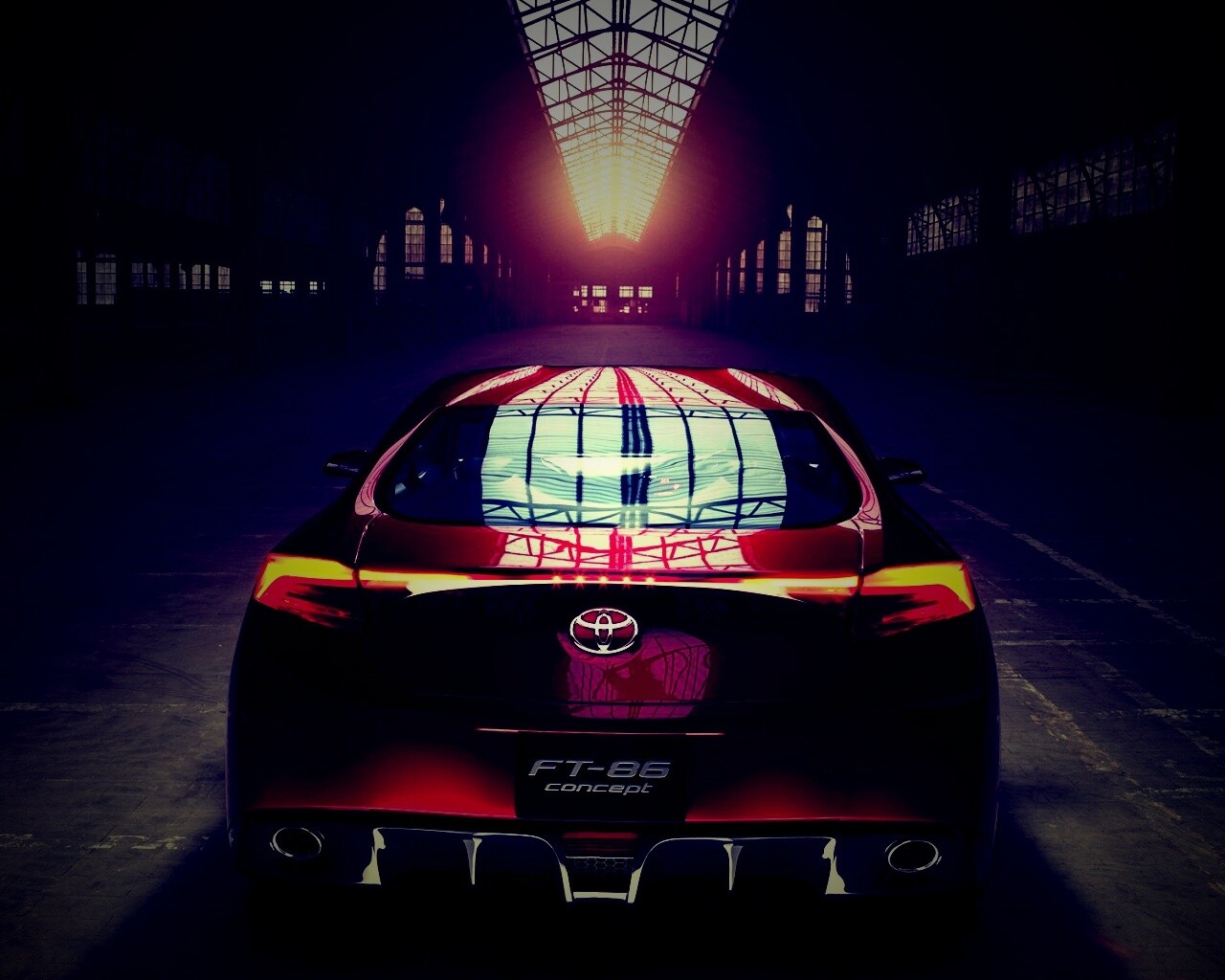 Концепт спортивной тойоты обои