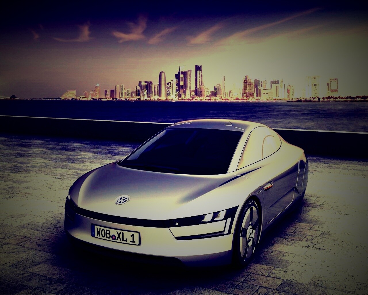 Очень красивый концепткар от фольксваген обои