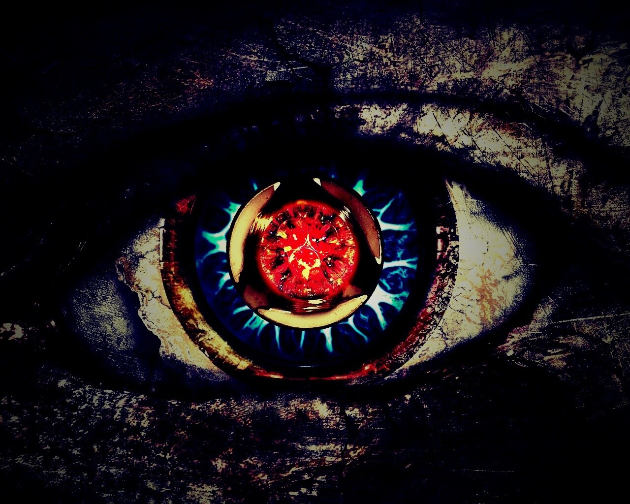 Каменный глаз обои