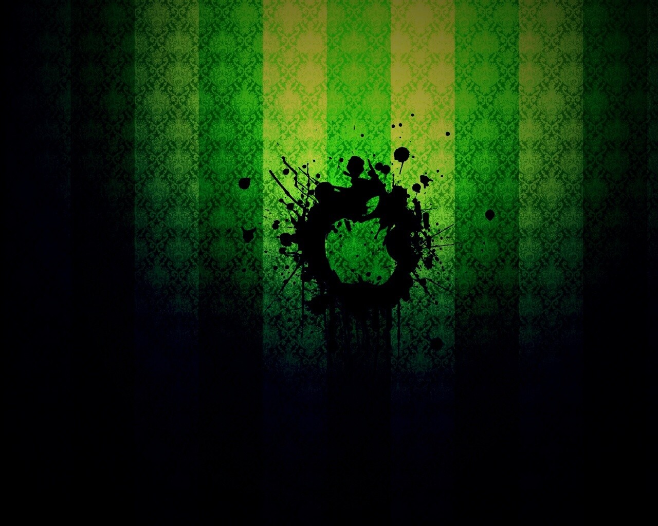 Логотип Apple на обоях обои