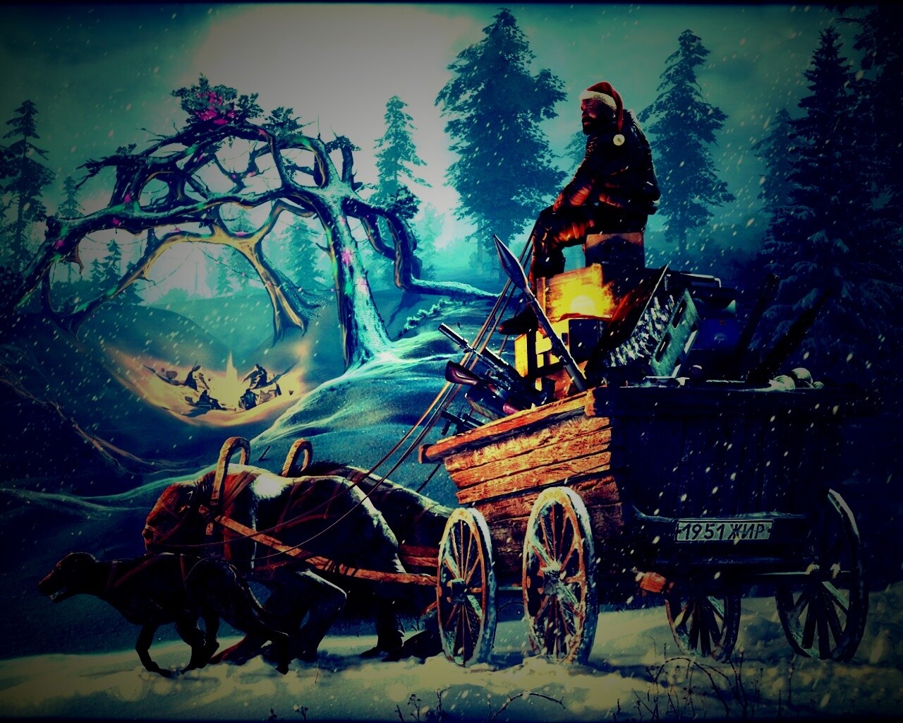 Новогодний Сталкер обои