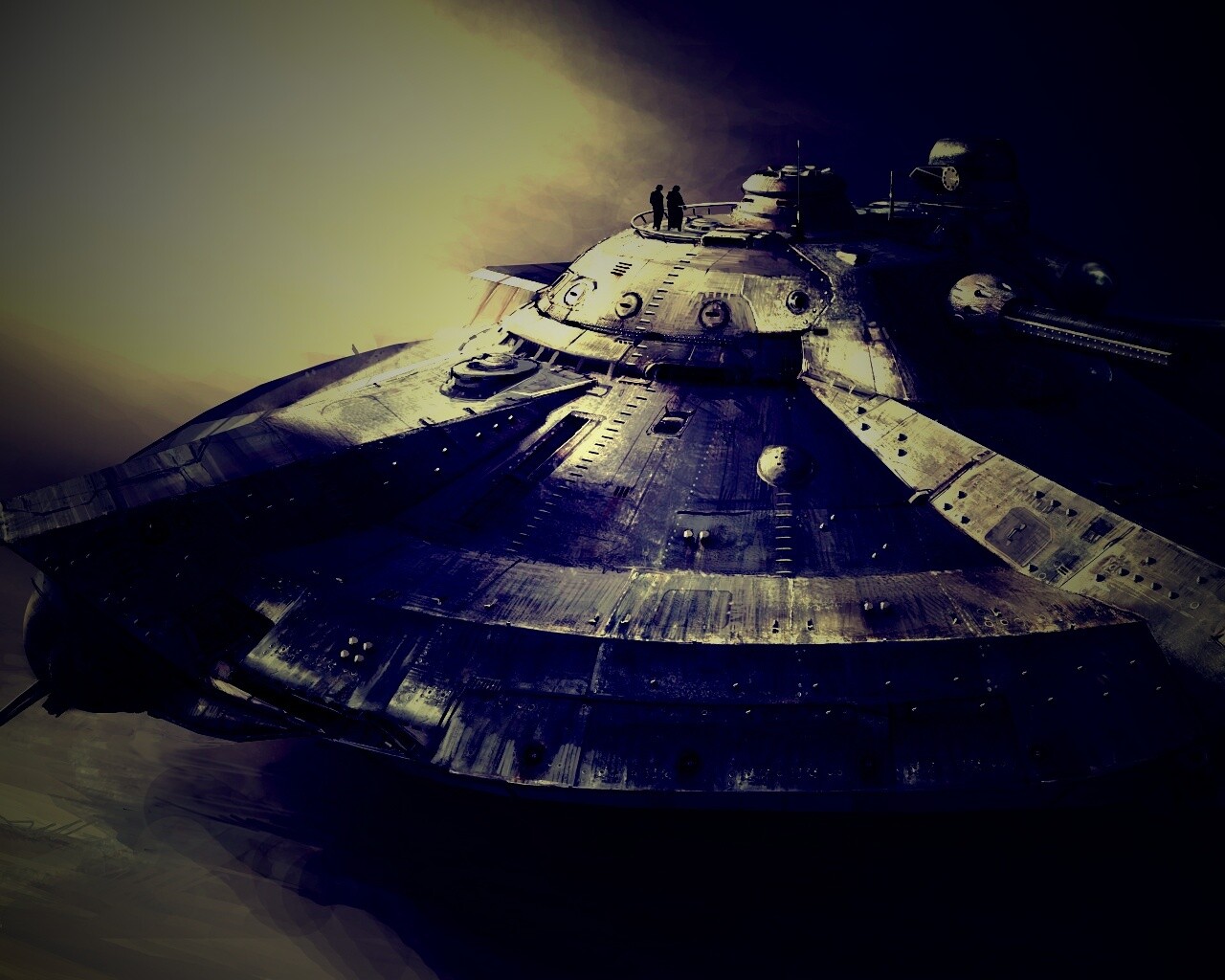 Летающая тарелка. Разработка Рейха. обои