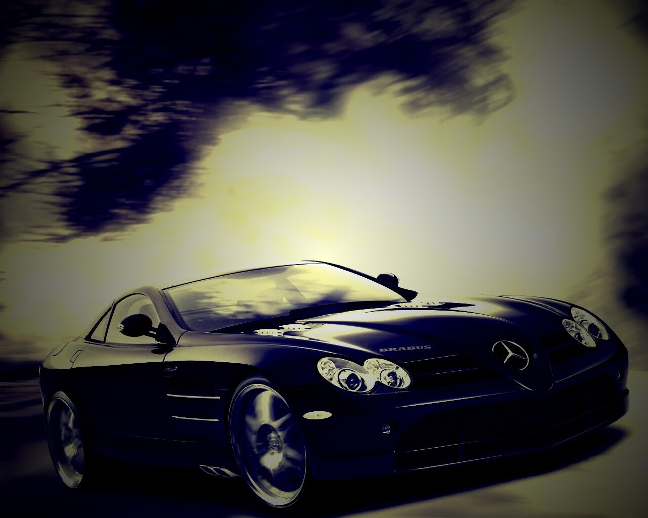 Двухместный мерседес обои