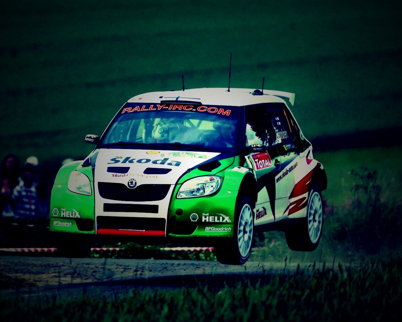 Раллиййная Шкода обои