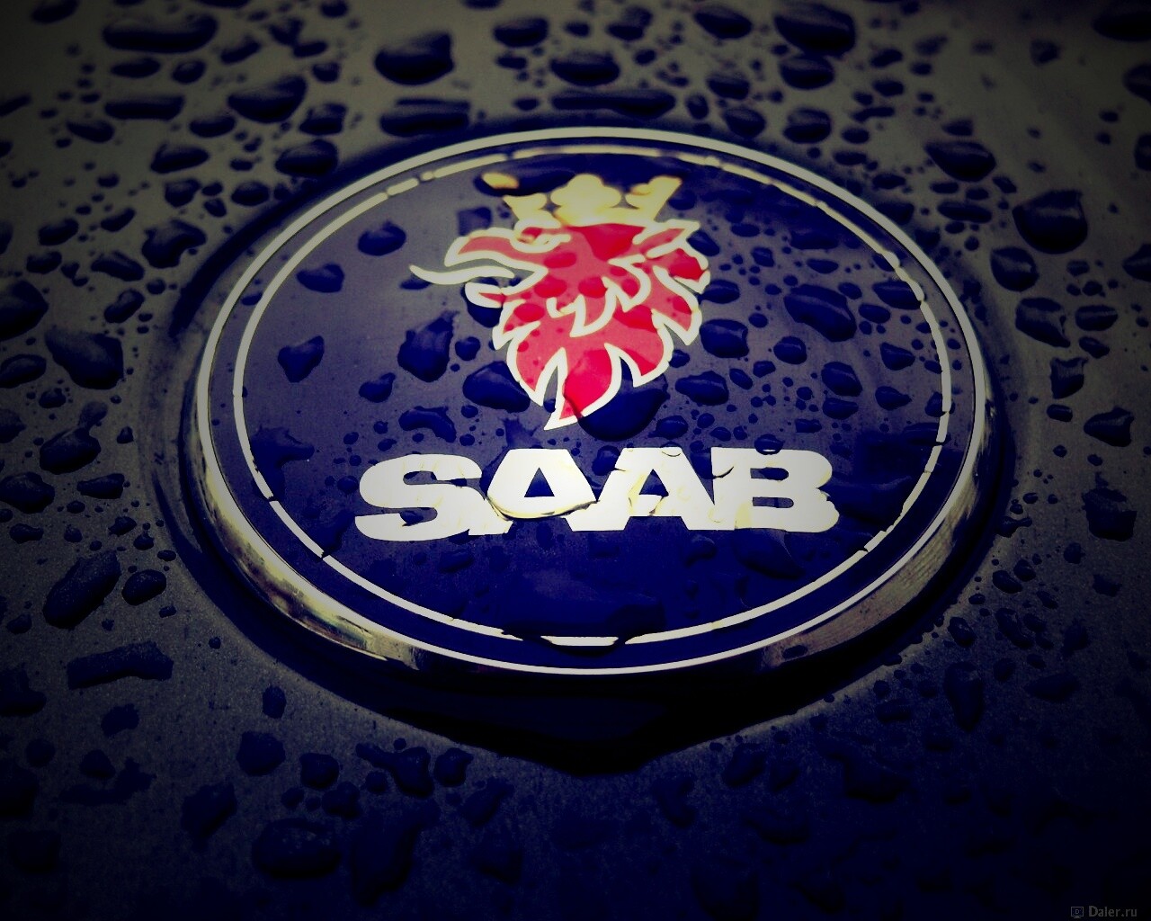 Логотип Saab обои