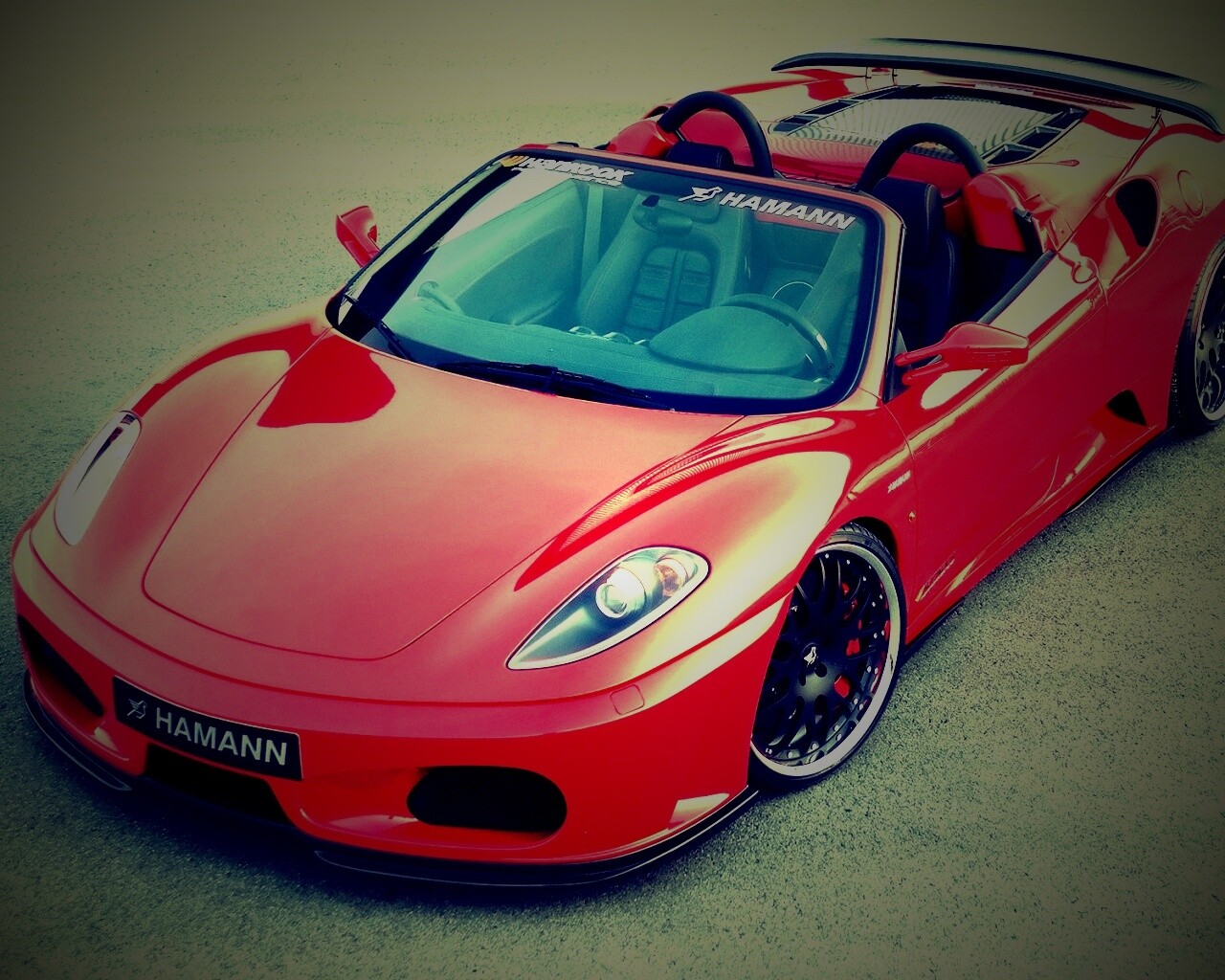 Ferrari  с тюнингом от Hamann обои