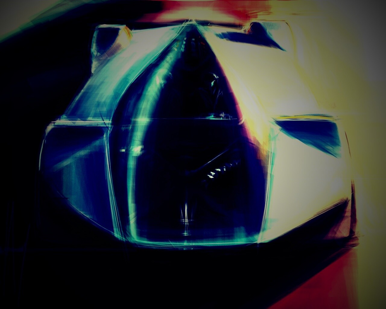 Зарисовка Maserati Birdcage обои