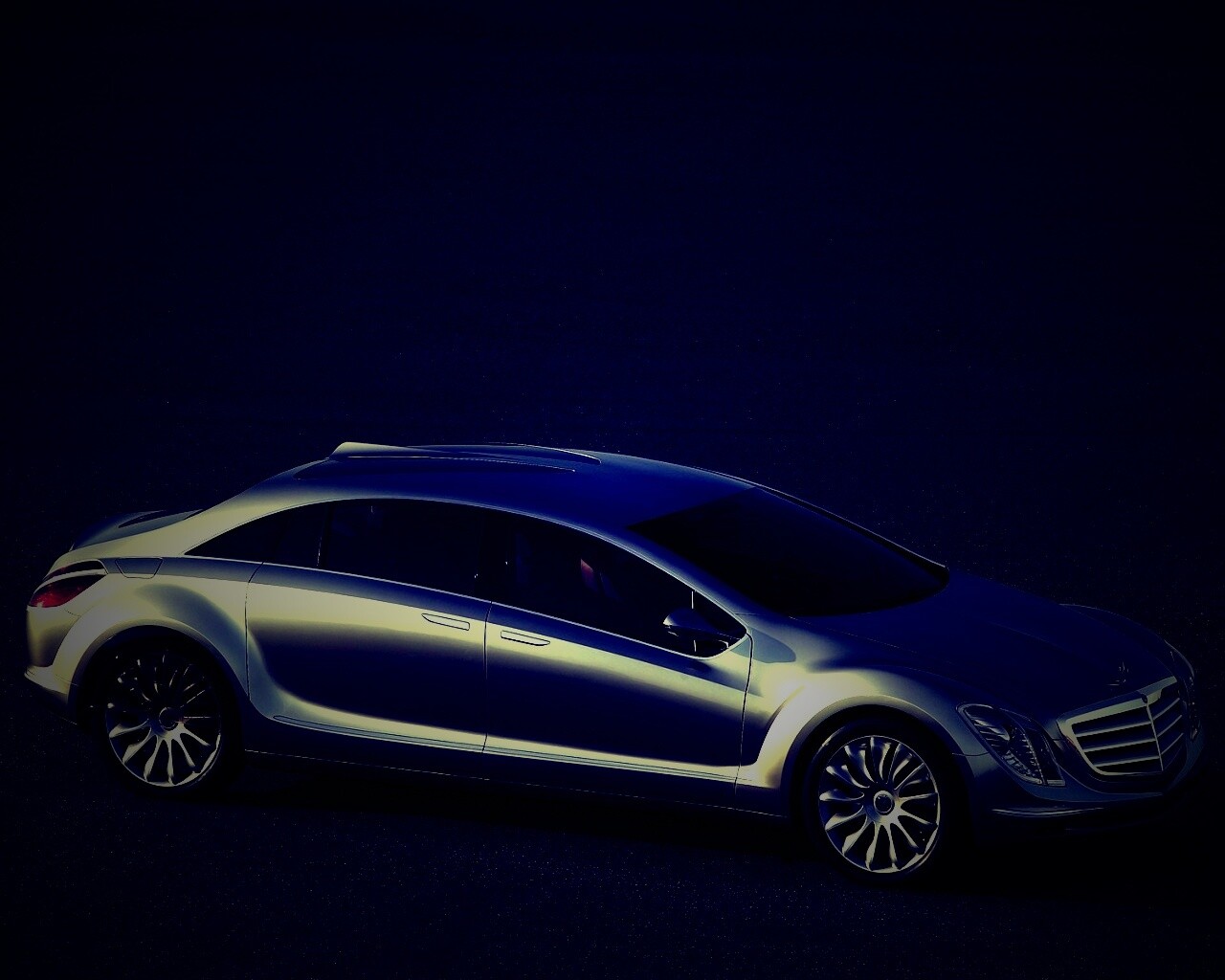 Концептуальный мерседес обои