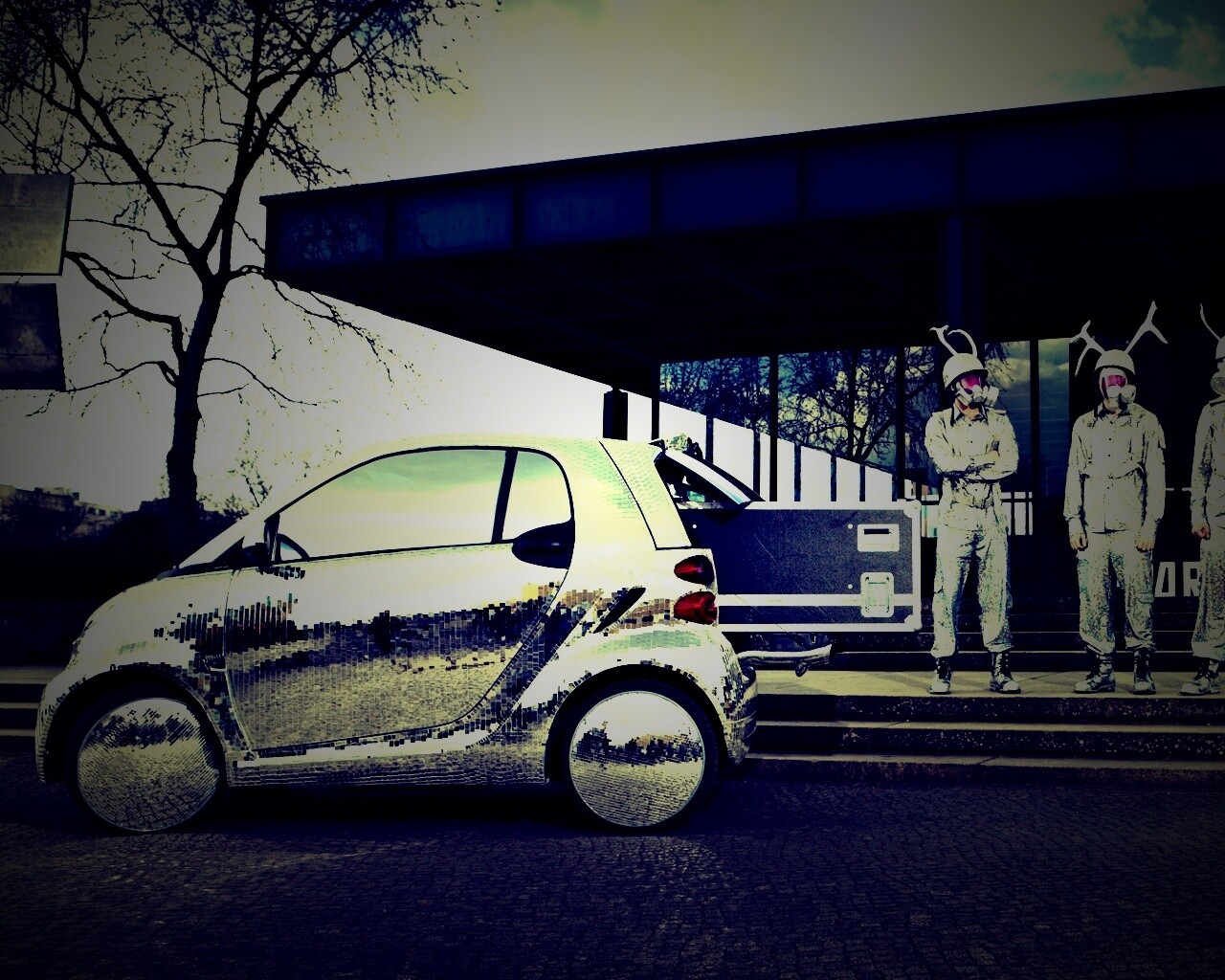 Smart Disco-Ball и 4 оленя обои