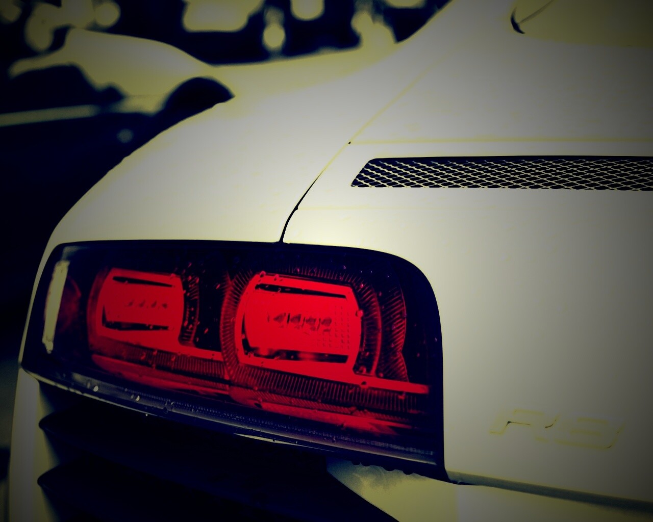 Задняя фара Audi R8 обои