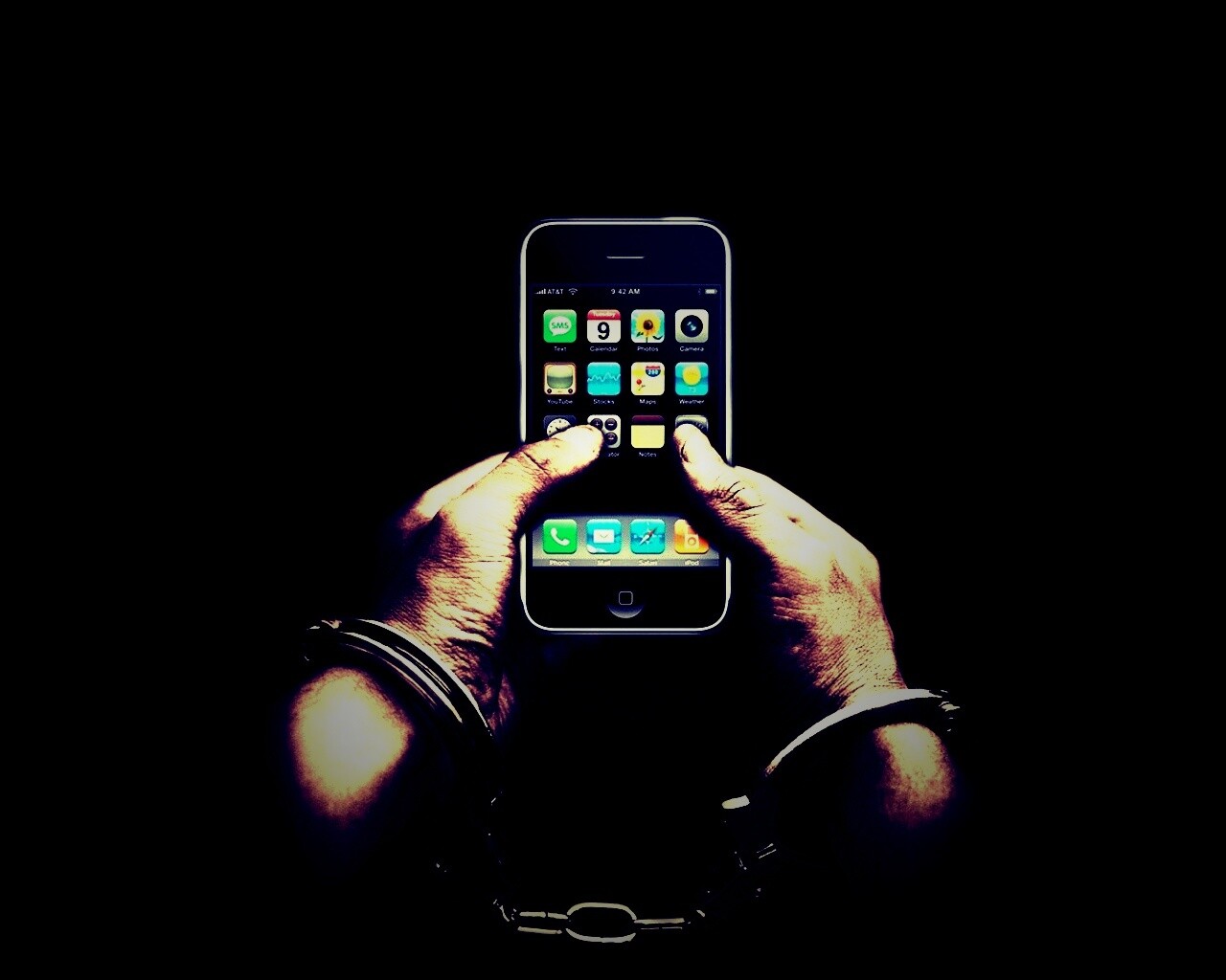 Ты раб своего iPhone обои