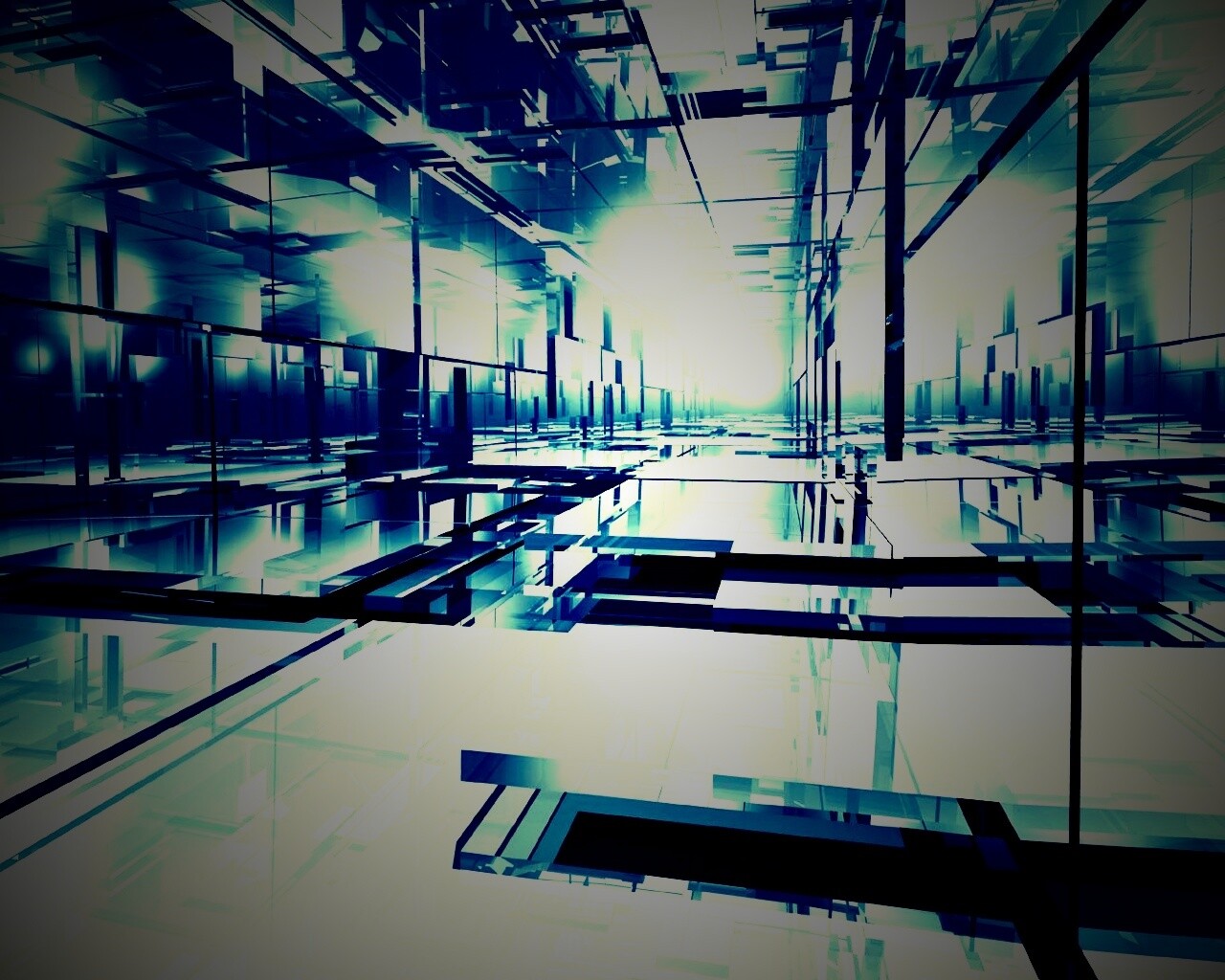 Бесконечные отражения обои