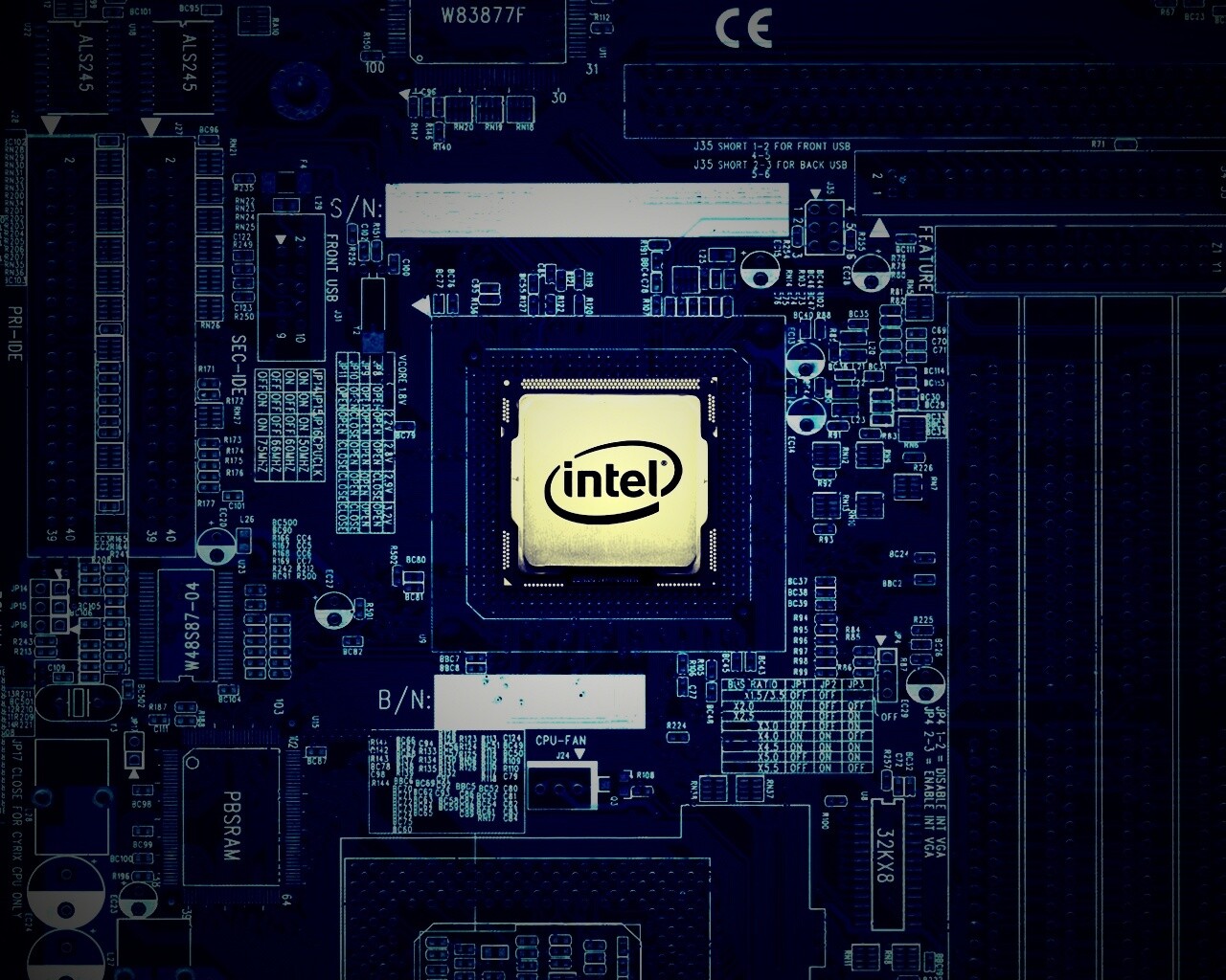 Процессор от Intel обои