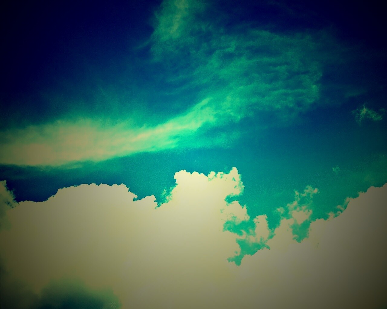 Винтажные небеса обои