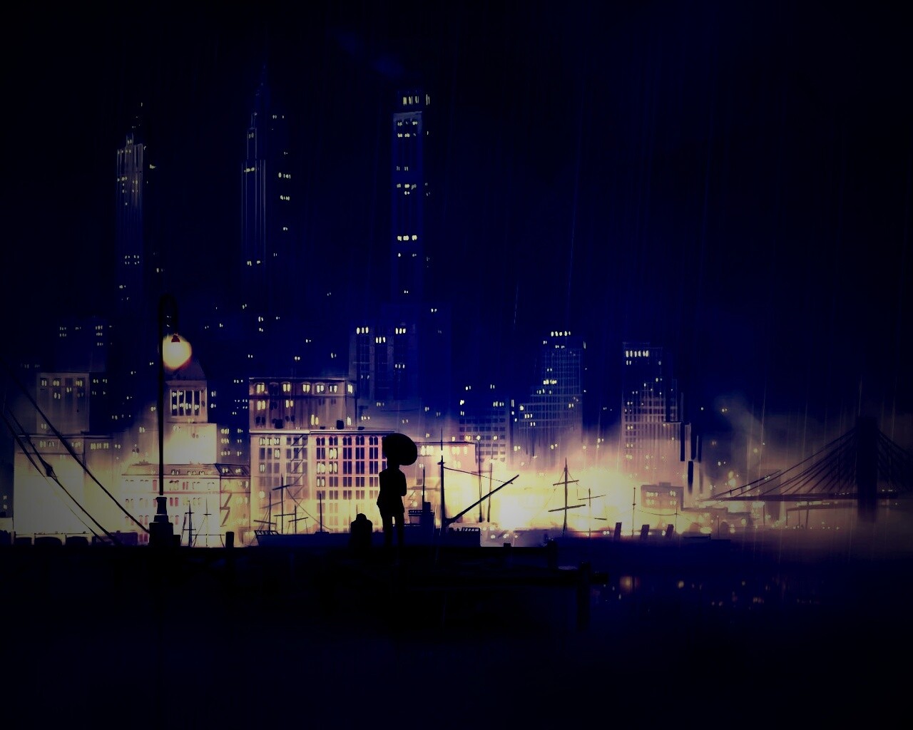 Дядька с зонтиком же обои