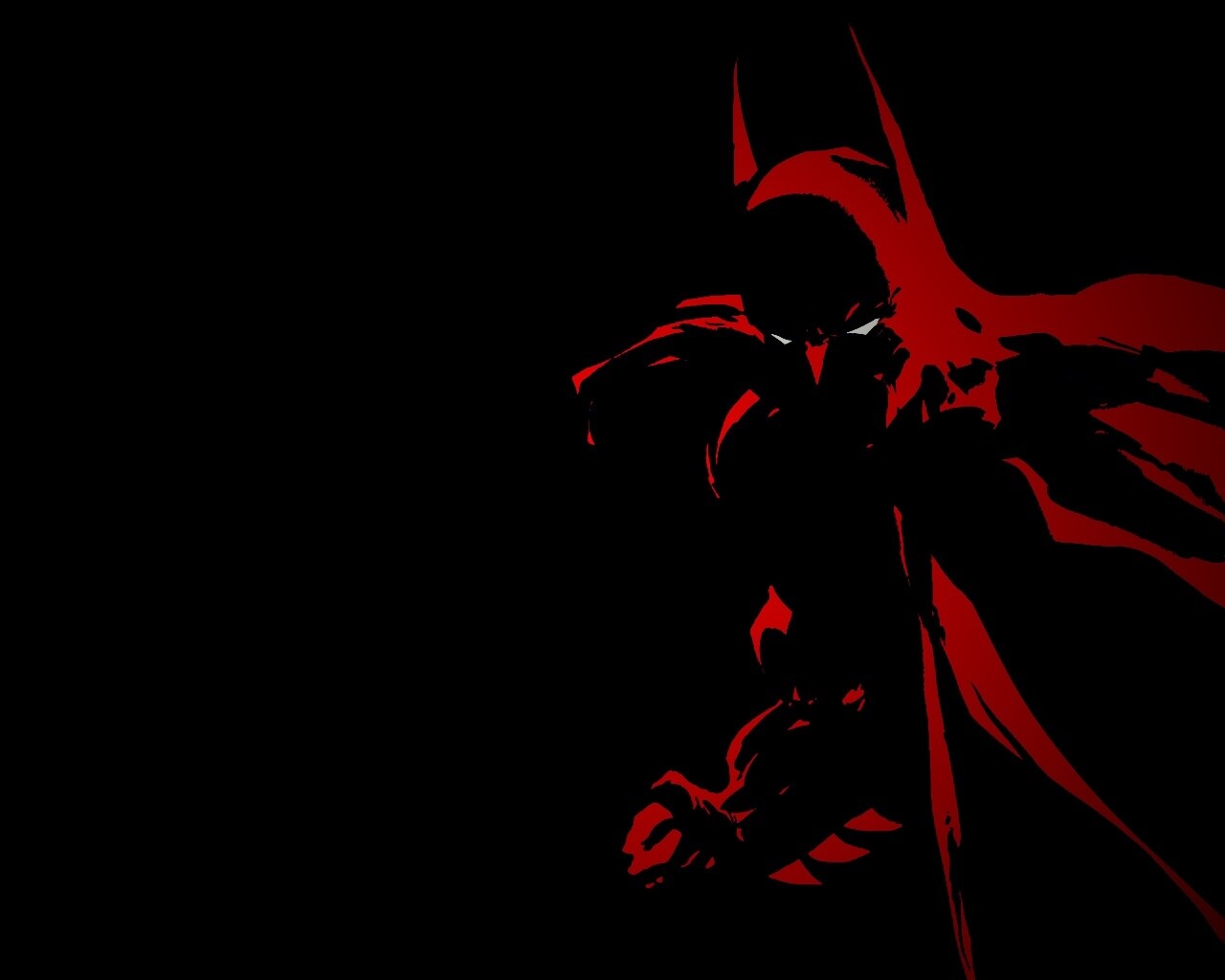 Красный Бэтмен обои